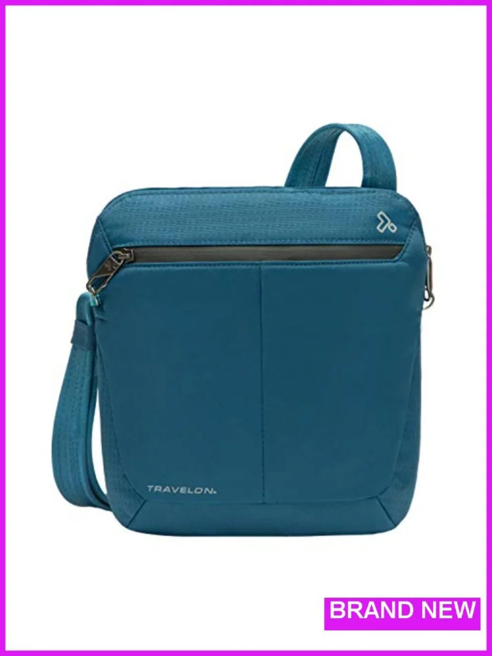 Anti-Theft Crossbody Bag RFID Blocking Travel Purse with Organizer Adjustable